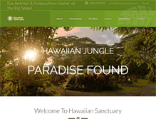Tablet Screenshot of hawaiiansanctuary.com